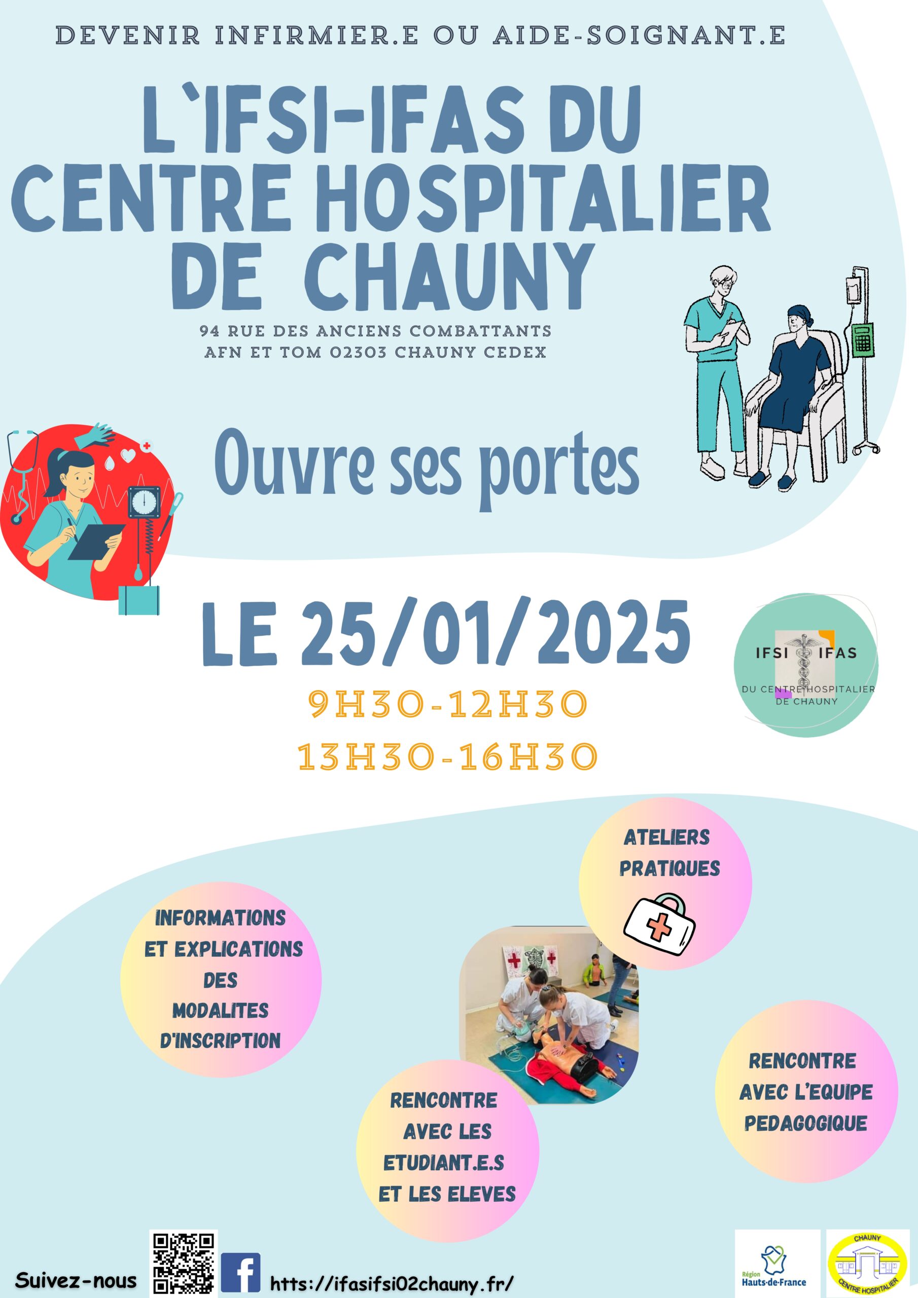 Portes ouvertes à l'IFSI-IFAS de CHAUNY